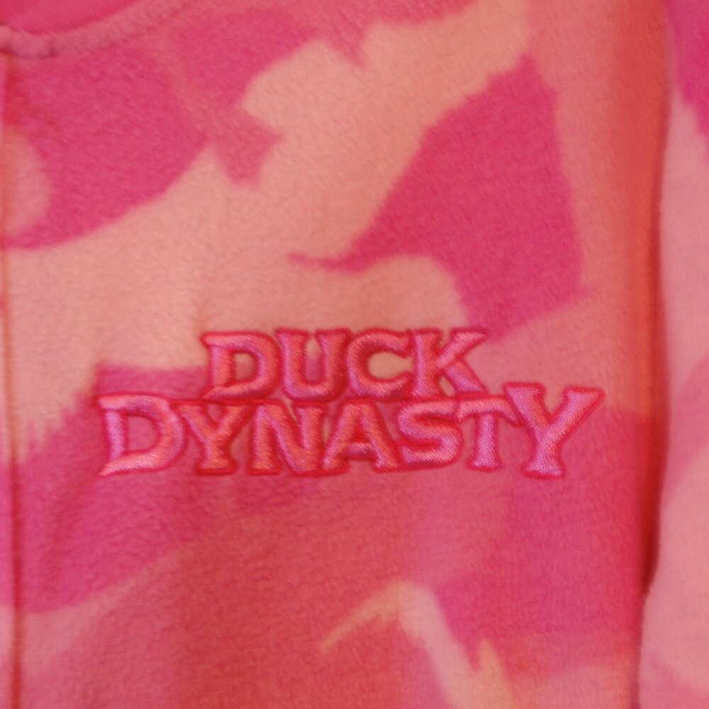 DUCK DYNASTY Footed Pajamas PINK CAMO Costume UNION SUIT size Medium - Picture 2 of 6